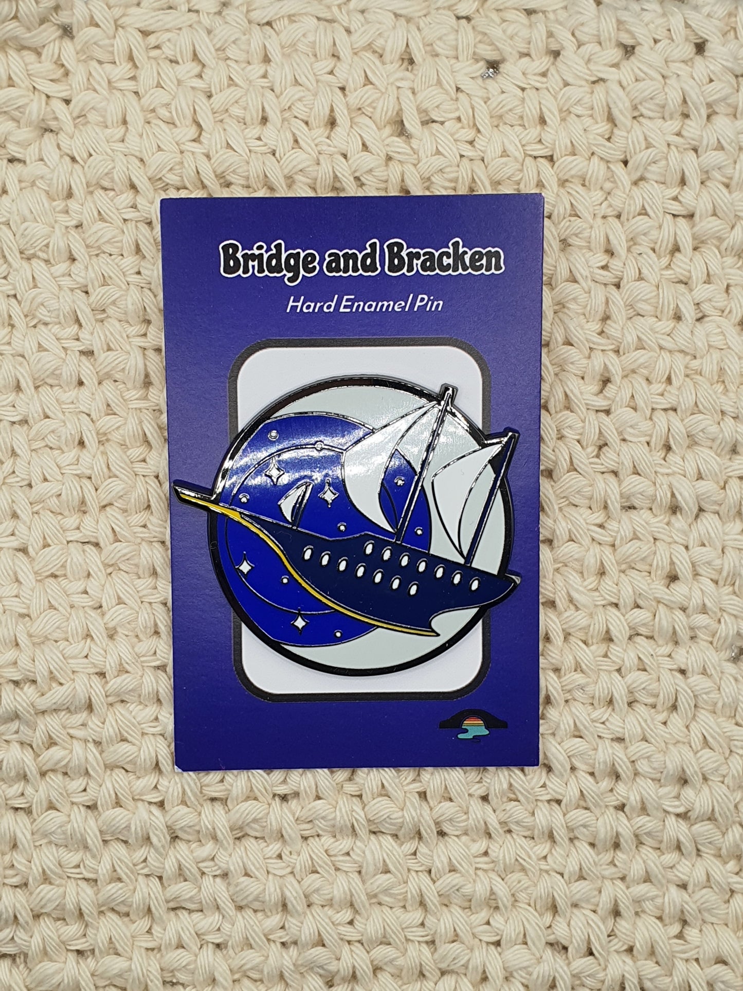 Sky Sailing Pin | Hard Enamel Pin | Unique Accessories