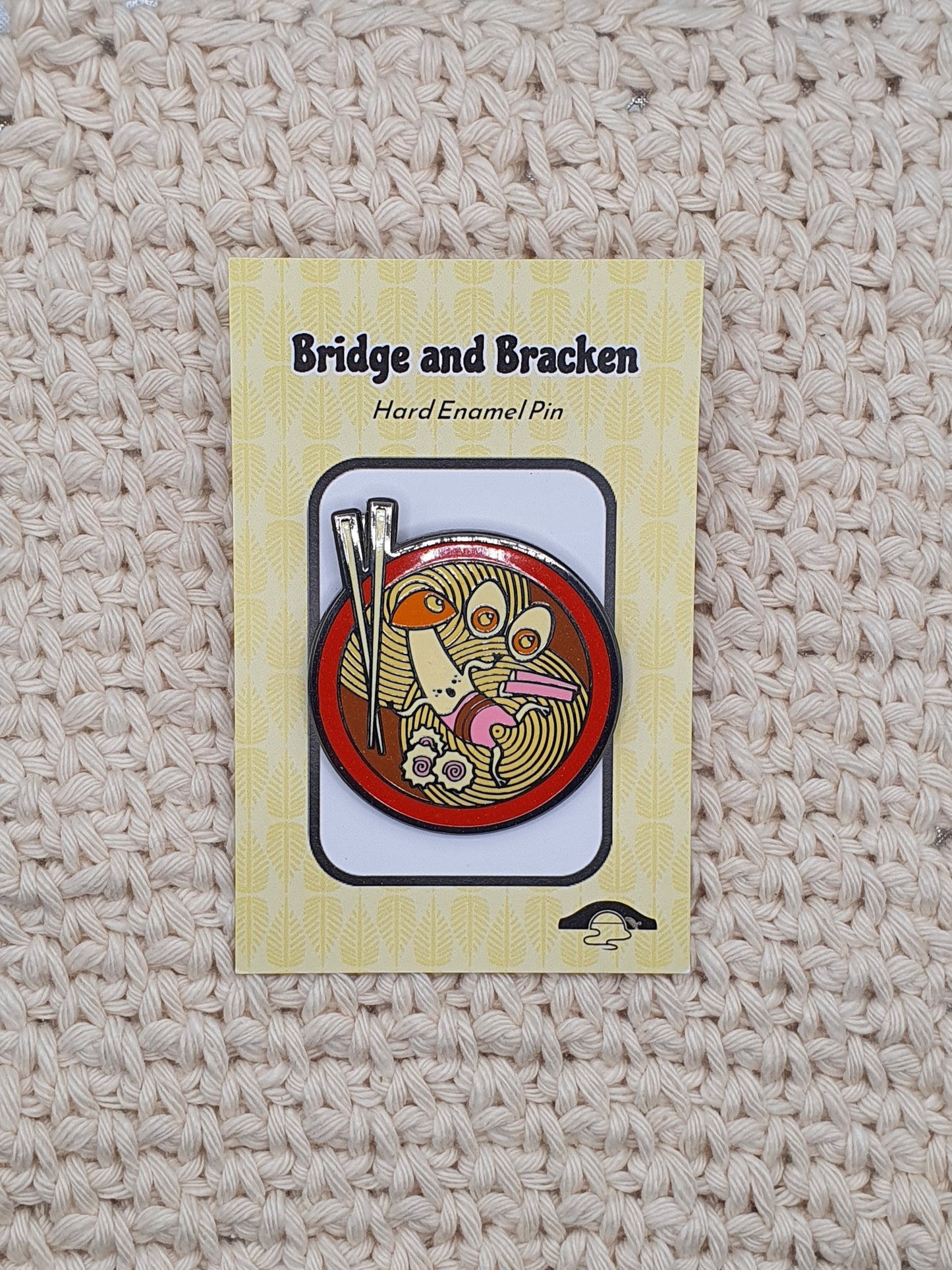 Mushroom Soup Pin | Hard Enamel Pin | Unique Accessories