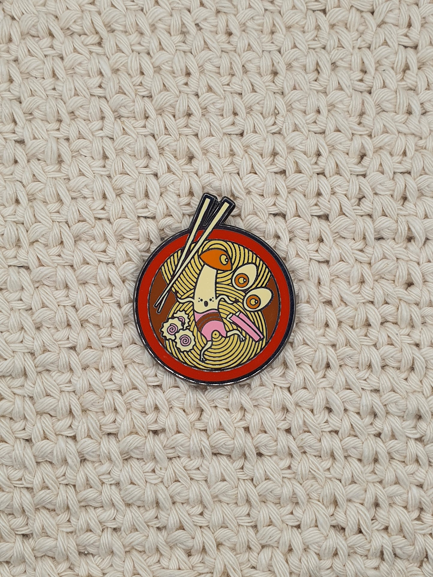 Mushroom Soup Pin | Hard Enamel Pin | Unique Accessories